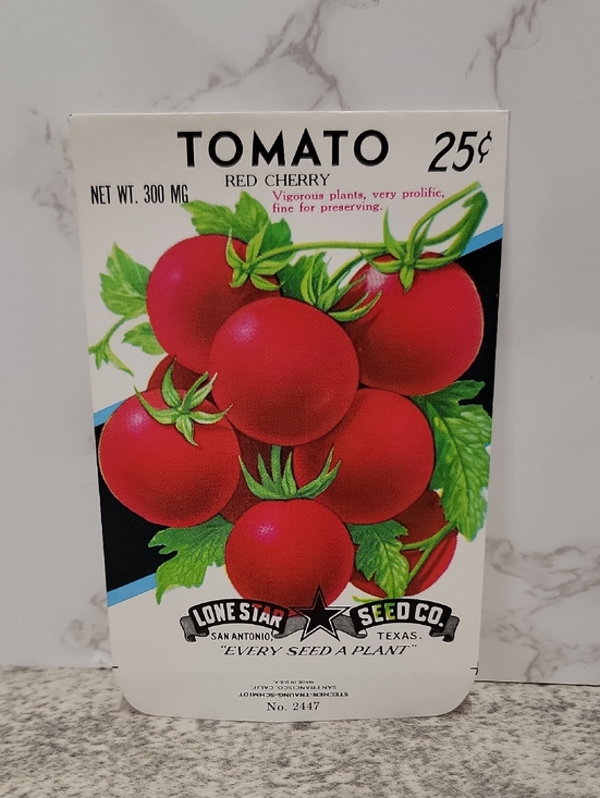 vintage Other - Vintage Tomato Empty Seed Packet set of 4 NOS New Old Stock